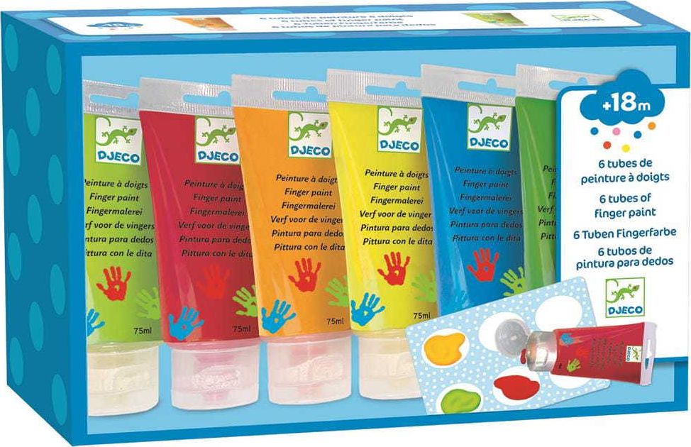 Djeco Farby do malowania palcami Djeco