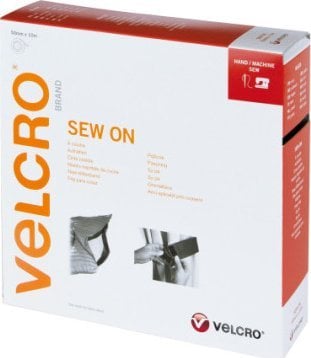Velcro Taśma rzepowa VELCRO do przyszycia, rzep 50mm x 10m czarna