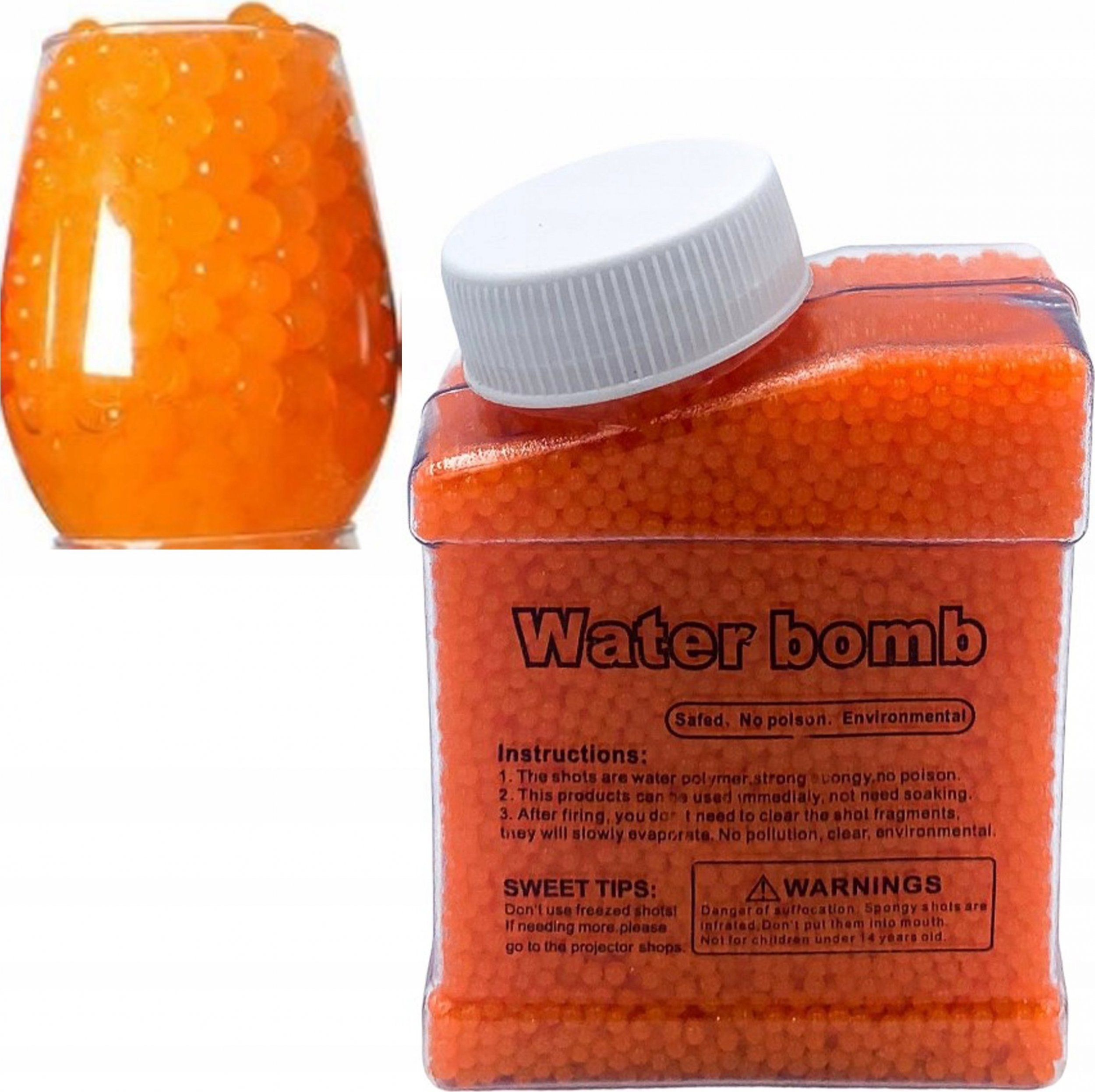 Skleplolki 7-8mm PISTOLET ŻELOWE WODNE KULKI KARABIN 20000