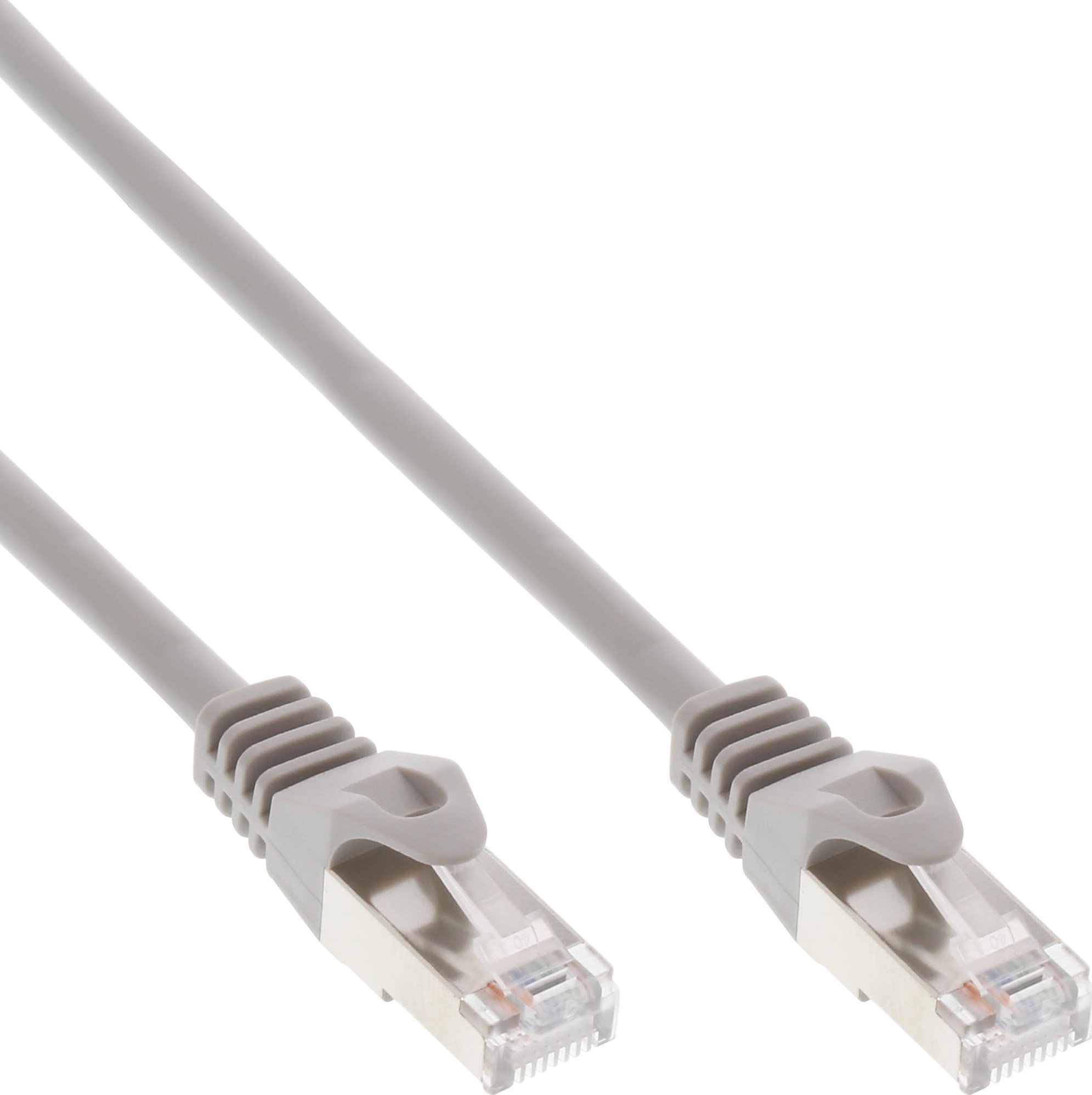 InLine 40pcs. pack Bulk-Pack InLine® Patch cable, SF/UTP, Cat.5e, grey, 2m