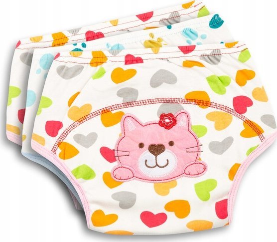 MAJTKI TRENINGOWE Z HAFTEM DZIEWCZYNKA OPAKOWANIE 3SZT