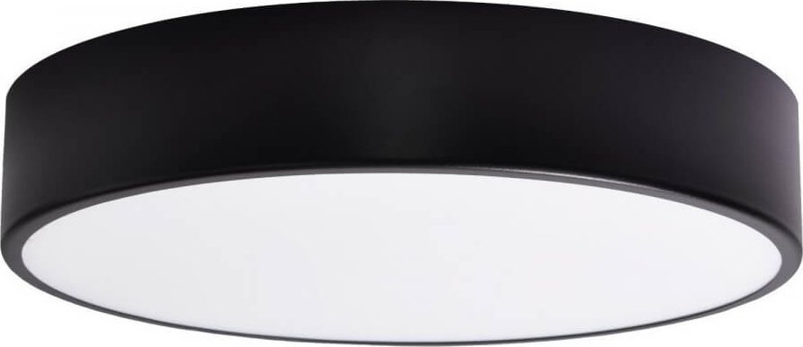 Lampa sufitowa TEAM Minimalistyczny plafon okrągły 137623620064 czarna lampa