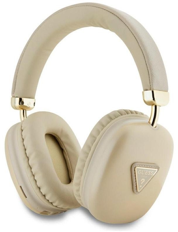 SŁUCHAWKI BEZPRZEWODOWE NAUSZNE, Bluetooth V5.3, Guess, Mikrofon, Złote