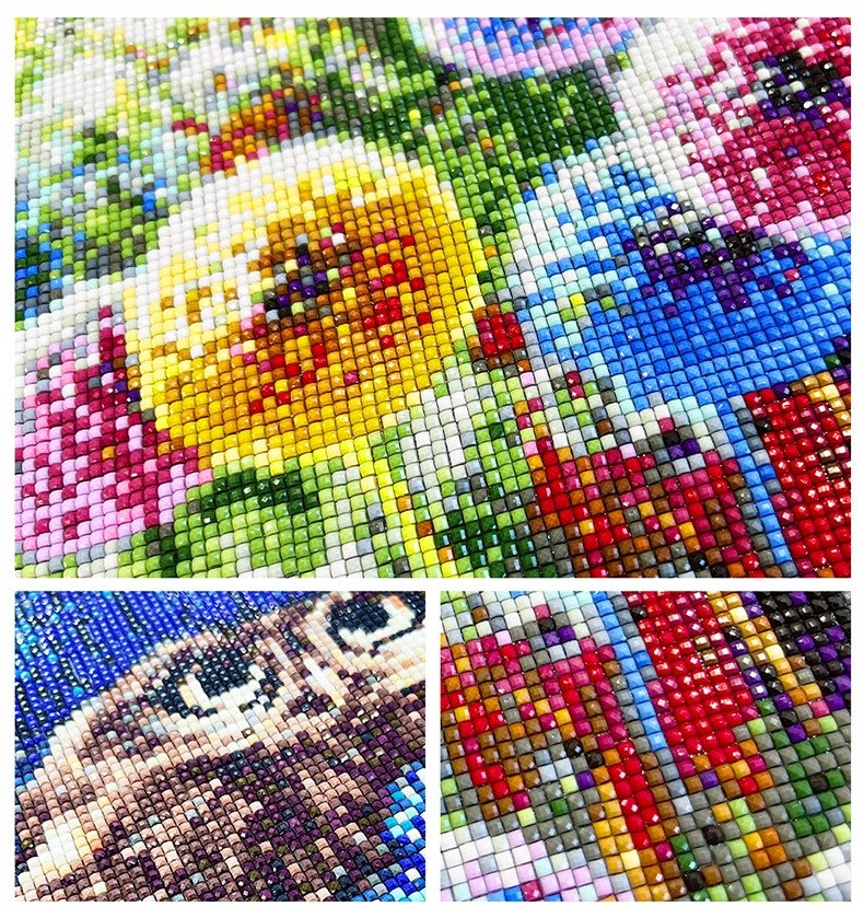 HAFT DIAMENTOWY 5D Zestaw Obraz MOZAIKA 40*60cm