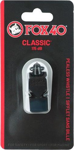 Fox Gwizdek 40 Classic Safety czarny 9902-0000