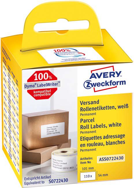 Avery Zweckform ETYK.ZF UNIWERSAL.NA ROLI 101X54 110ETYK - ASS0722430