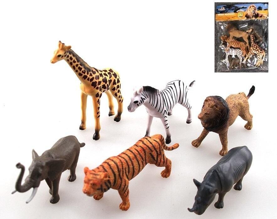 Figurka Madej Zwierzęta z safari 6szt Animal Planet