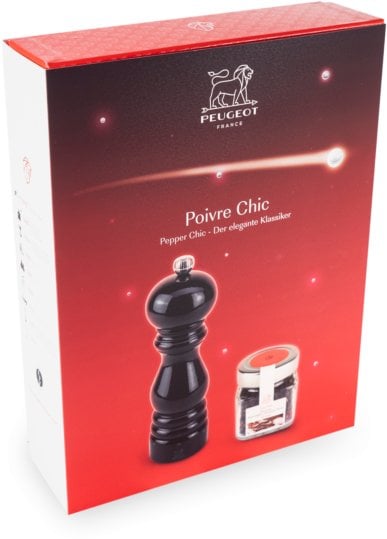 Młynek Paris U-Select czarny 18cm + pieprz Tan Hoi