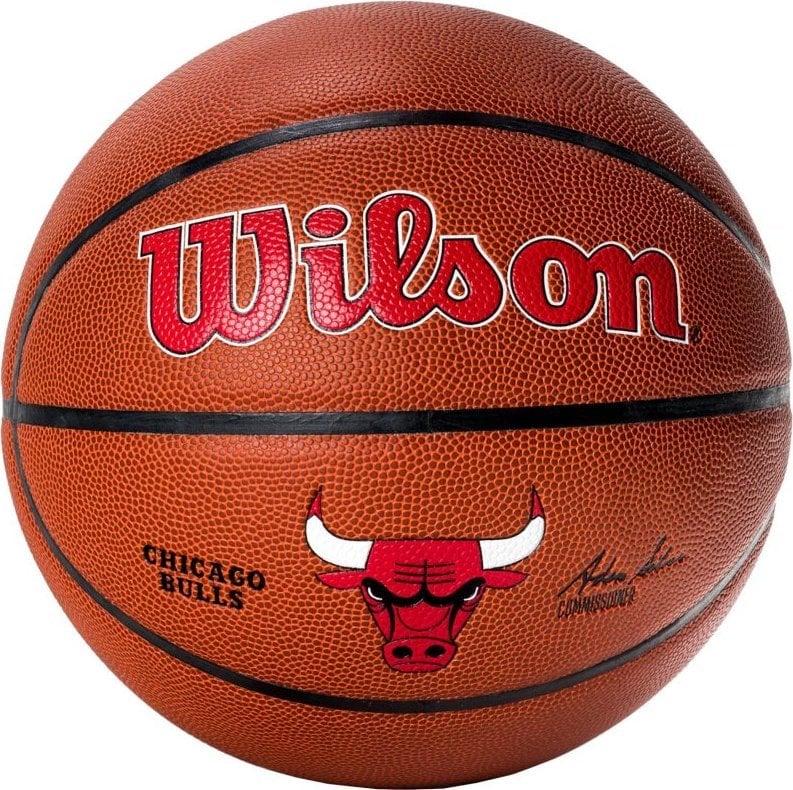 Wilson Wilson Team Alliance Chicago Bulls Ball WTB3100XBCHI Brązowe 7