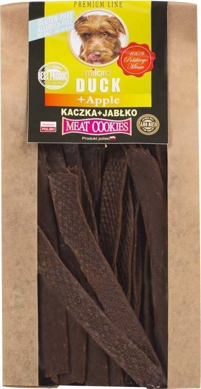 Ciastka dla psa Milord z kaczką i jabłkiem 80 g