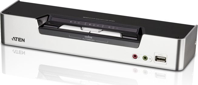 Przełącznik Aten Przełšcznik 2-Port USB 2.0 DVI Dual View KVMP (CS1642) - NUATNKV2PCS1642
