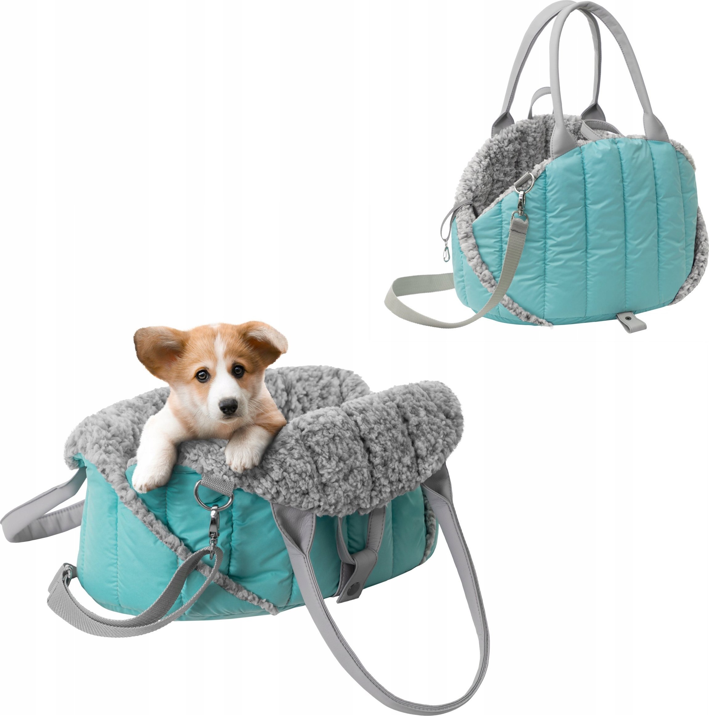 DOGGY R1 TORBA SEA SHELL TURKUSOWY