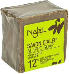 Najel Mydło Aleppo z olejem laurowym 12% 170g