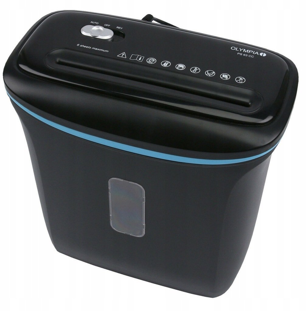 Niszczarka Olympia Aktenvernichter PS 63 CC czarny