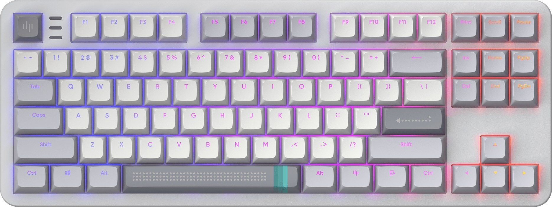 Klawiatura Dark Project ALU87A Daylight G3MS Zircon (DPKB_DAYLIGHT_87_ANSI)