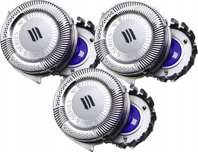 KOMPLET 3szt. OSTRZY HQ8 HQ9 HQ6075 HQ7890 PHILIPS