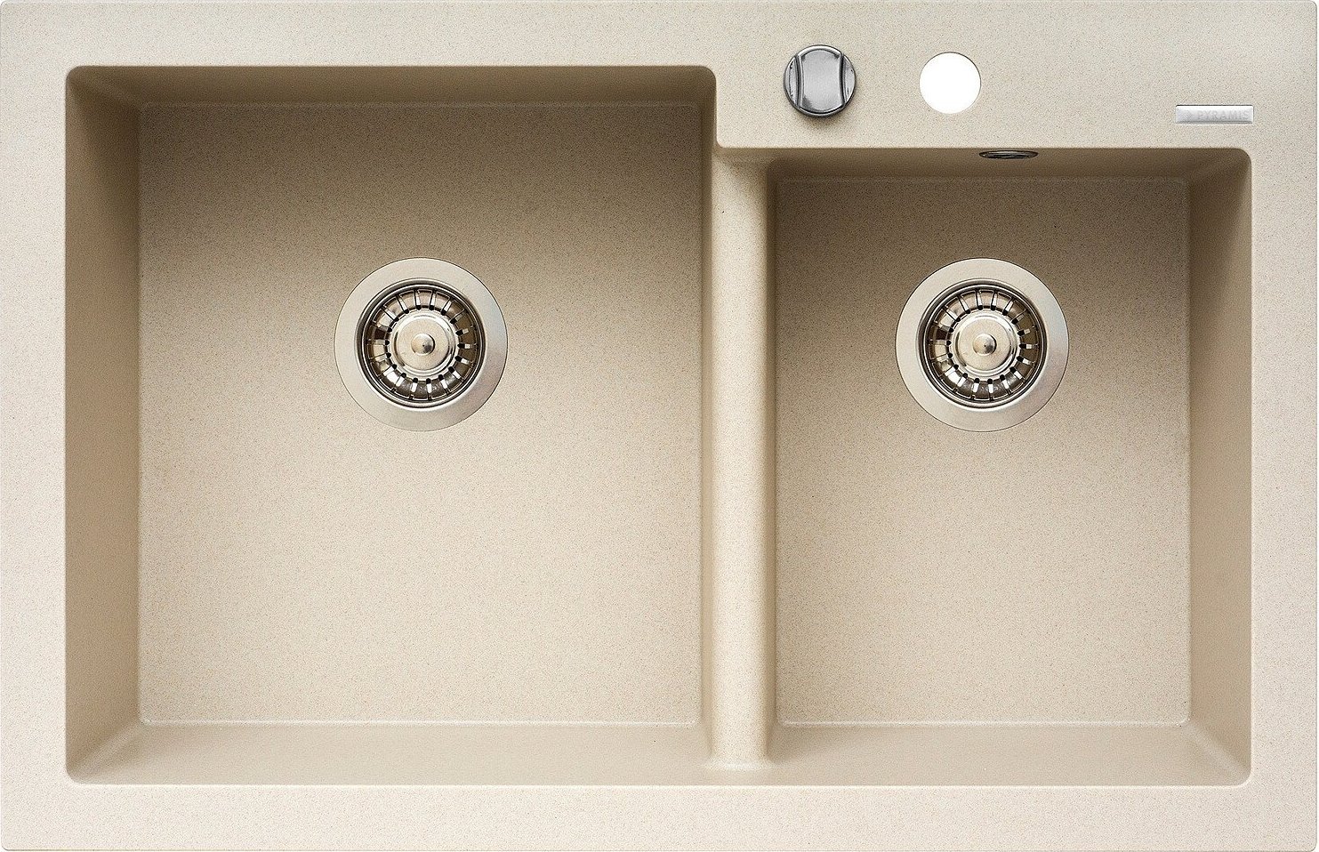 Zlewozmywak Pyramis Zlew Pyramis DIPLOS 79x51 1 3/4B beż 070006501