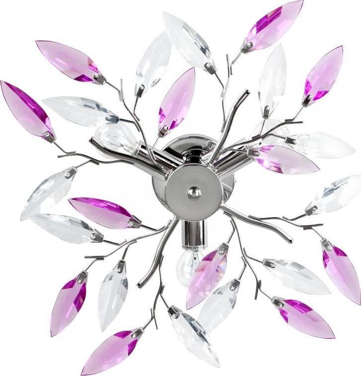 Lampa sufitowa Jago JAGO Lampa sufitowa z motywem liści, A++, średnica 45 cm