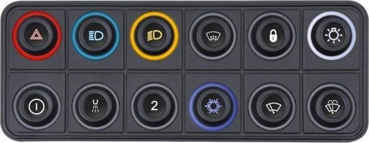 Ecumaster Ecumaster Klawiatura CAN BUS - 12 poz RGB