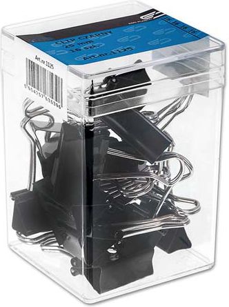Victory Office Product SPINACZ KLIPS E&D 19mm CZARNY 36SZT 1119 - 1119