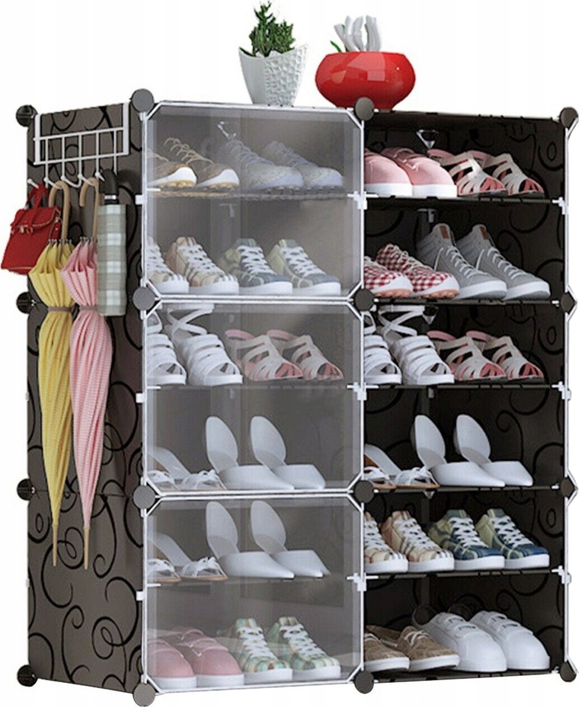 Korbi MODUŁOWA SZAFA SZAFKA REGAŁ STOJAK NA BUTY OBUWIE UBRANIA GARDEROBA RG2