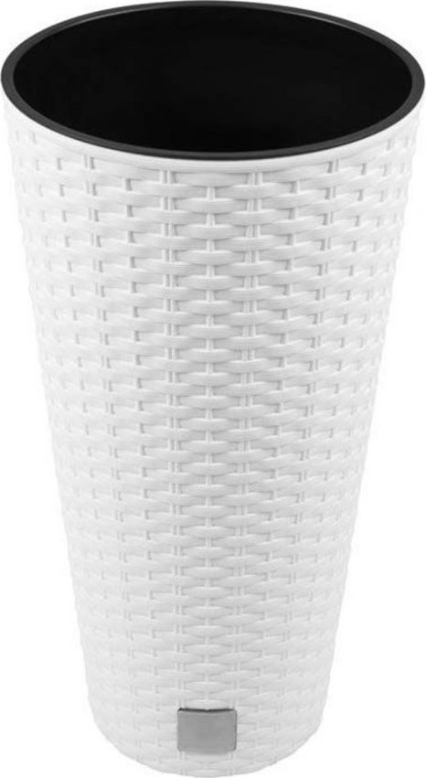 vidaXL Doniczka z wkładem Rato Tubus DRTUS400 biała