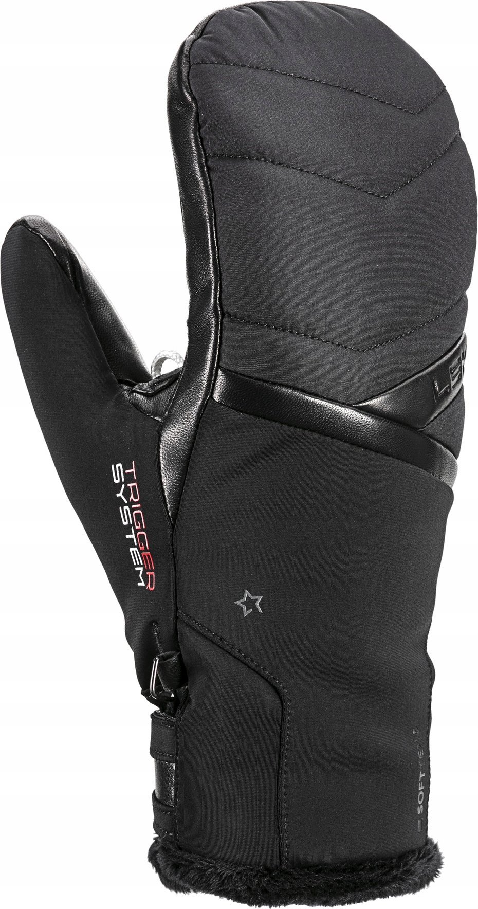 Leki LE RĘK Snowfox 3D Women Mitt black 7.0