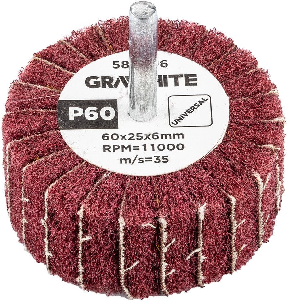 Ściernica listkowa trzpieniowa 60 x 25 x 6 mm, P60
