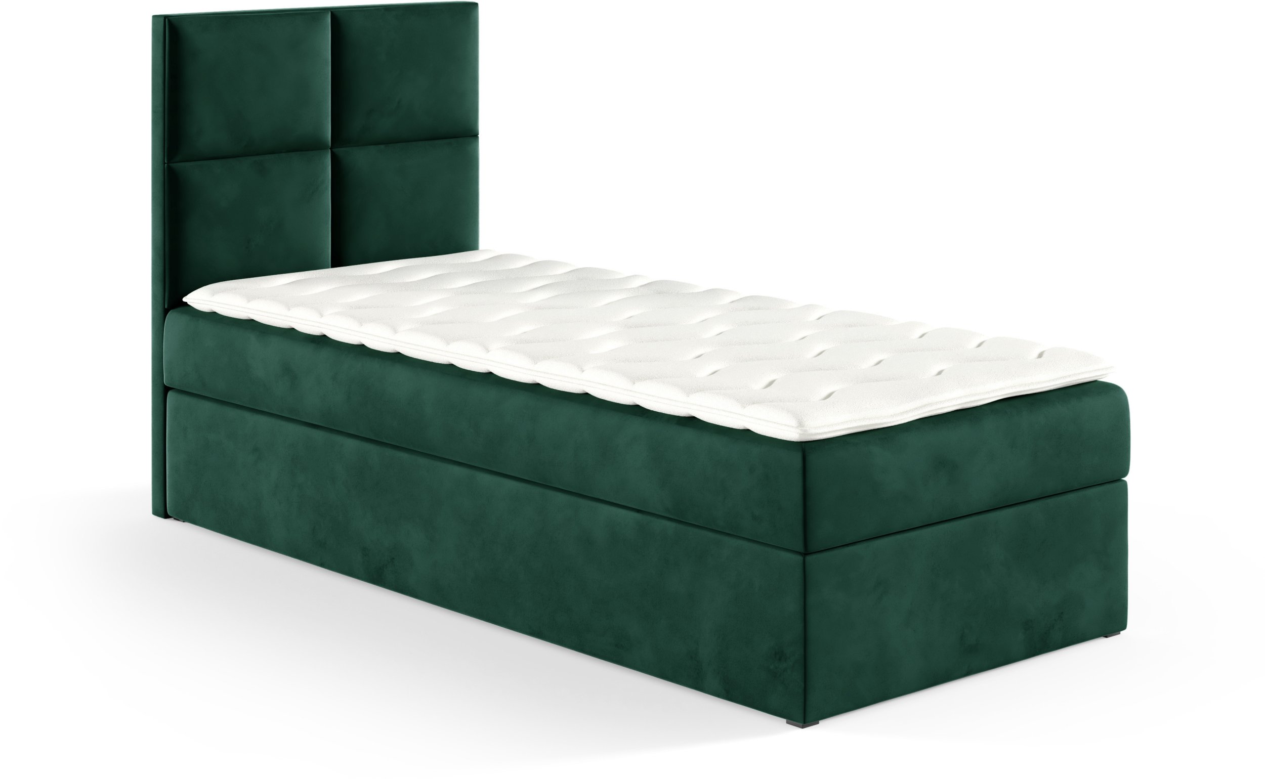 Łóżko kontynentalne Gobi Box 90x200 bez nóżek riviera 38