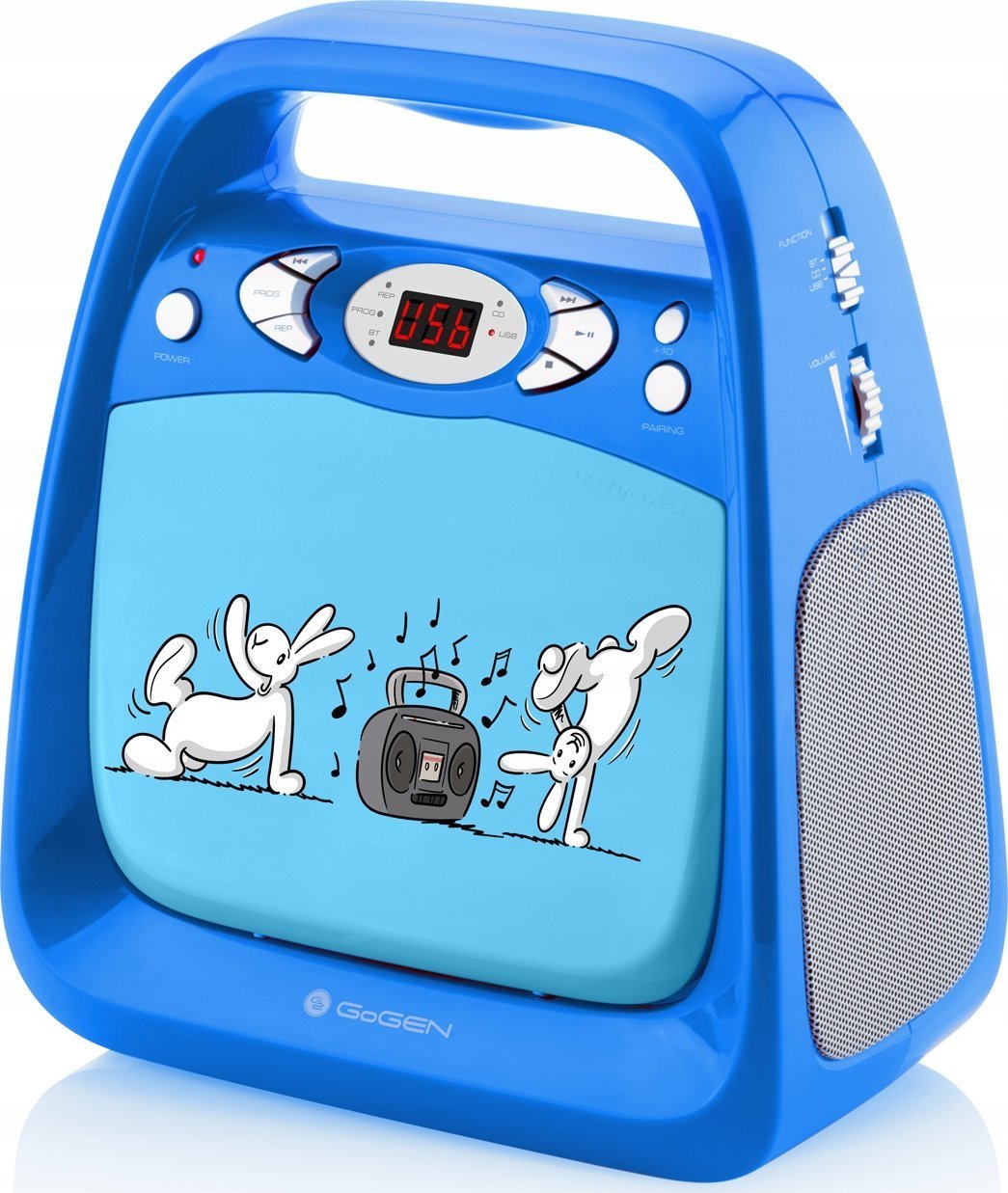 Głośnik GoGEN GOGEN BOMBOX BOBKARAOKEB NIEBIESKIE KRÓLIKI 8590393405398