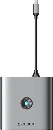 HUB USB Orico Adapter Hub 8w1 Orico, HDMI 4K + 3x USB-A 3.0, USB-C, 100W PD + SD/TF