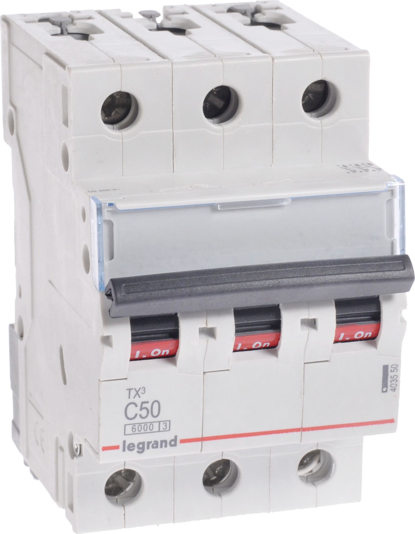 Legrand Wyłącznik nadprądowy S303 C50 TX3 50A 6kA 403550