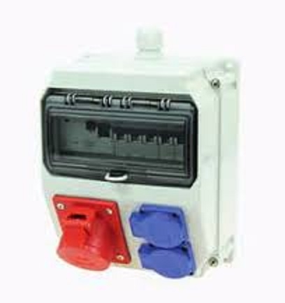 PCE Rozdzielnica stacjonarna LUBLIN M25 16/5 2xGS bez zabezpieczeń IP44 9035003W