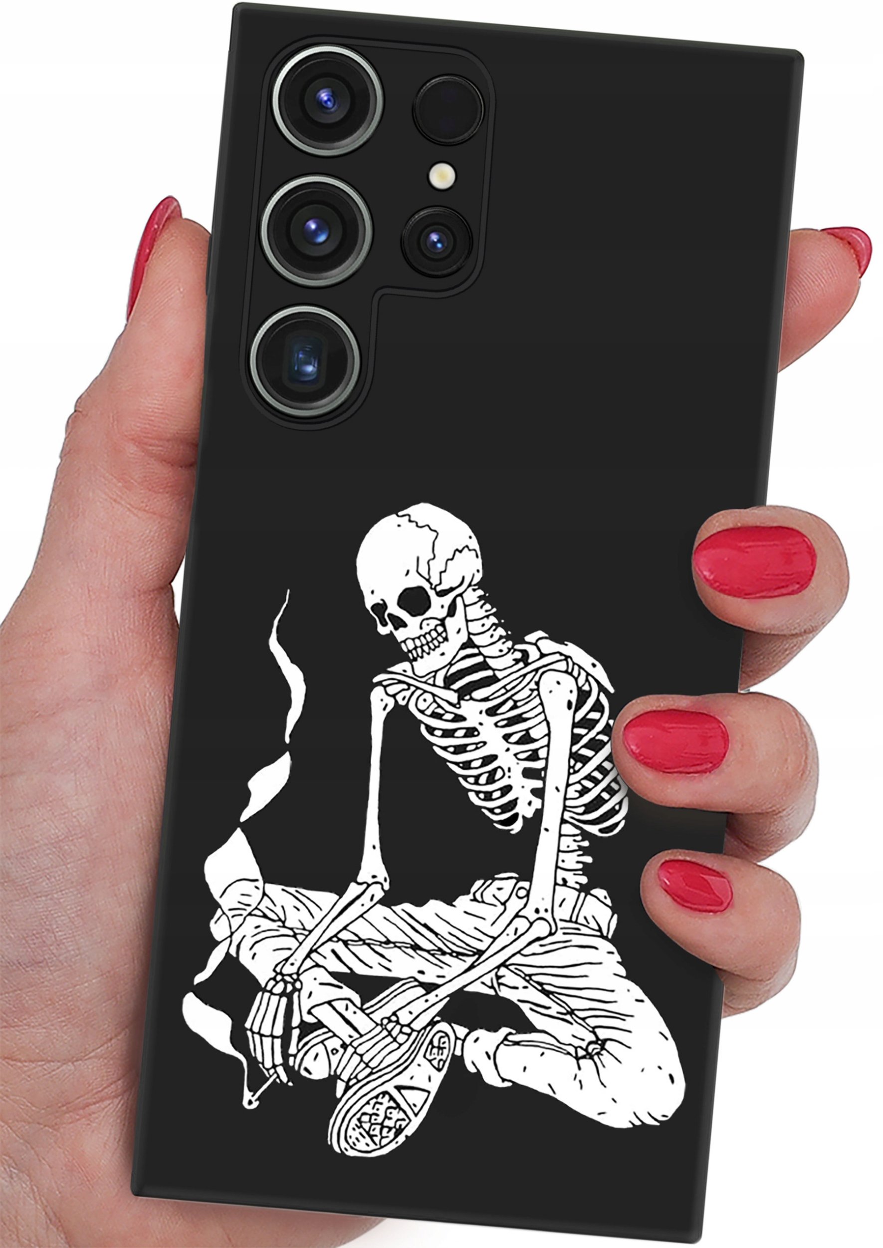 ETUI do Samsung Galaxy S24 Ultra CASE WZORY SOFT MATT PLECKI + SZKŁO 9H