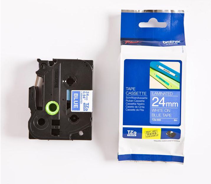 Brother taśma TZe555 24mm (black on white)