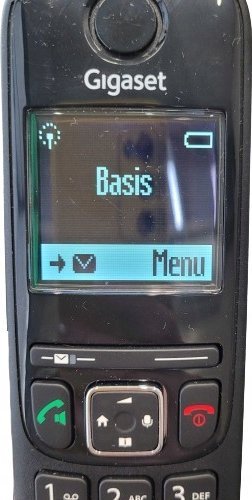 Telefon stacjonarny Gigaset AS690A Telefon analogowy/DECT Nazwa i identyfikacja dzwoniącego Czarny