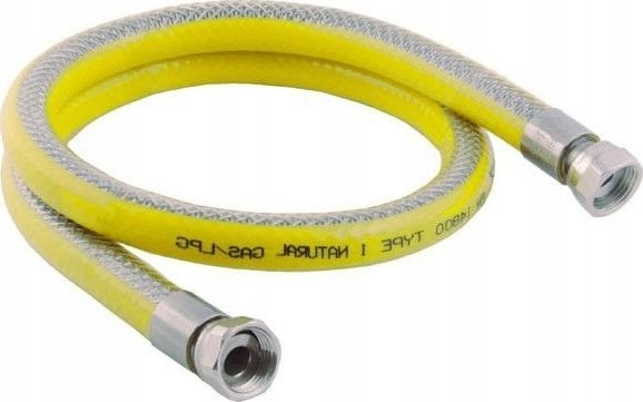 PROFITOR Przewód gazowy z dwoma nakrętkami obrotowymi G 1/2” e-GAZ Typ 111 GW/GW L = 750