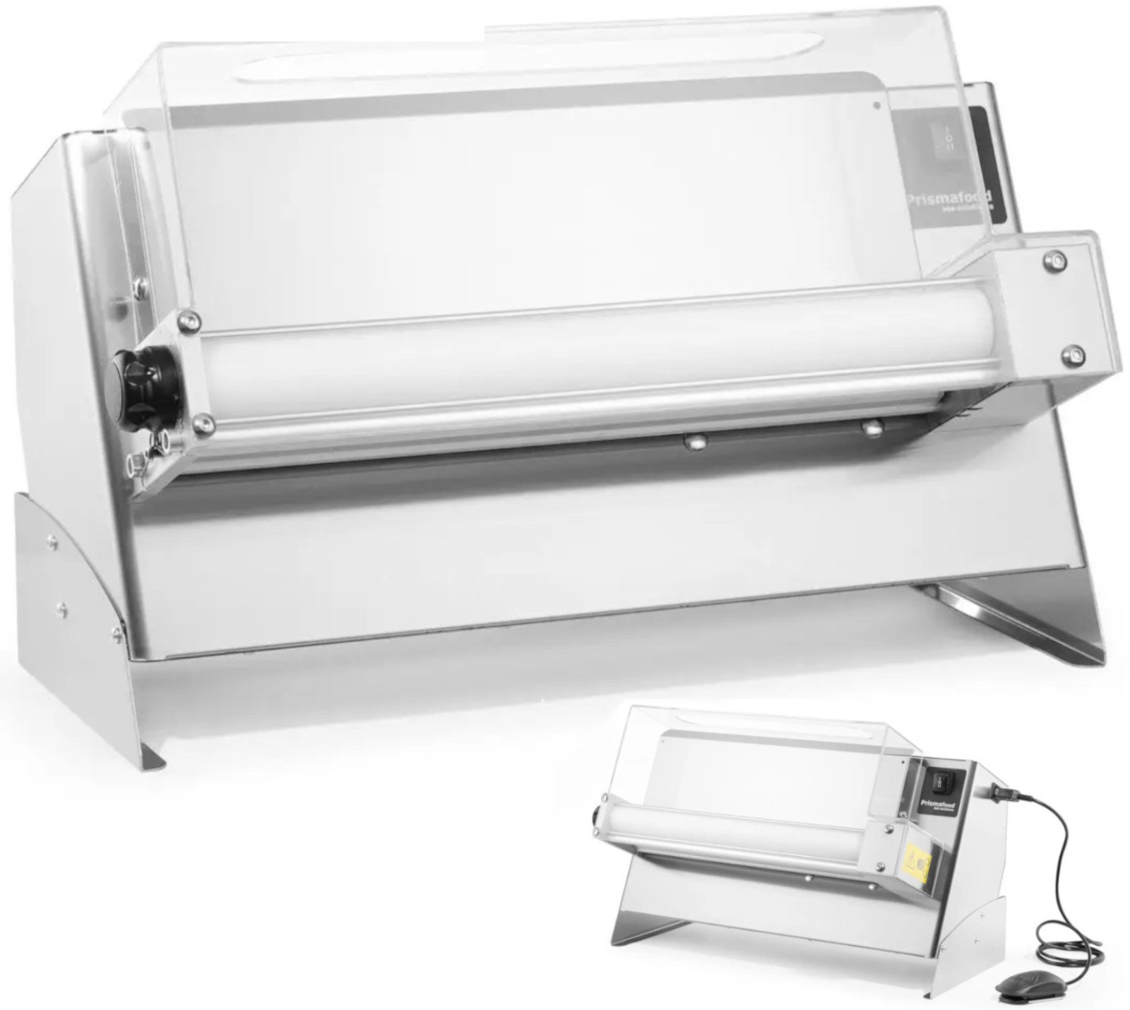 Wałkownica do ciasta na pizzę makaron elektryczna 260- 450 mm 250 W Wałkownica do ciasta na pizzę makaron elektryczna 260- 450 mm 250 W