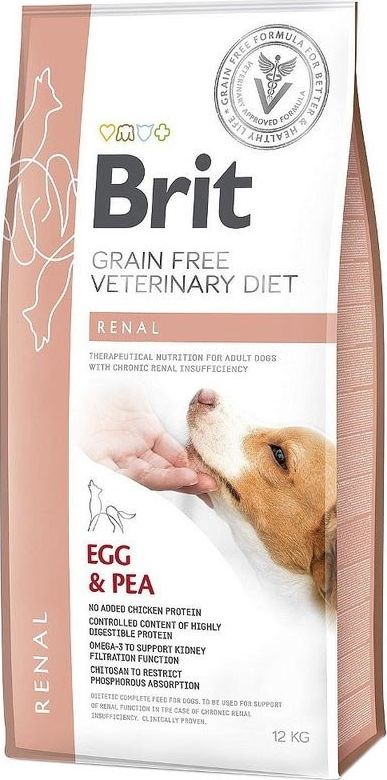 Brit Brit Grain-free Veterinary Diet Renal - sucha karma dla psów z upośledzoną funkcją nerek 12 kg