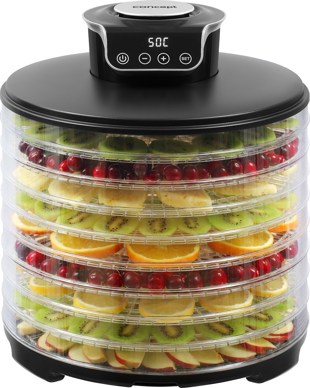 Suszarka Concept Suszarka do grzybów, owoców i ziół Concept 9sit/245W SO3010