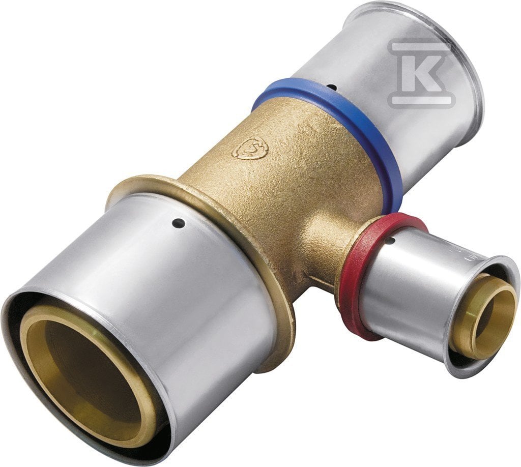 Trójnik redukcyjny mosiężny ultraPRESS - 63/40/63KAN-THERM