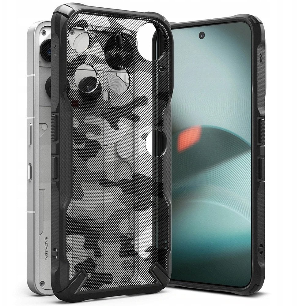 Etui Ringke Fusion-X do Nothing Phone (3) Camo Black