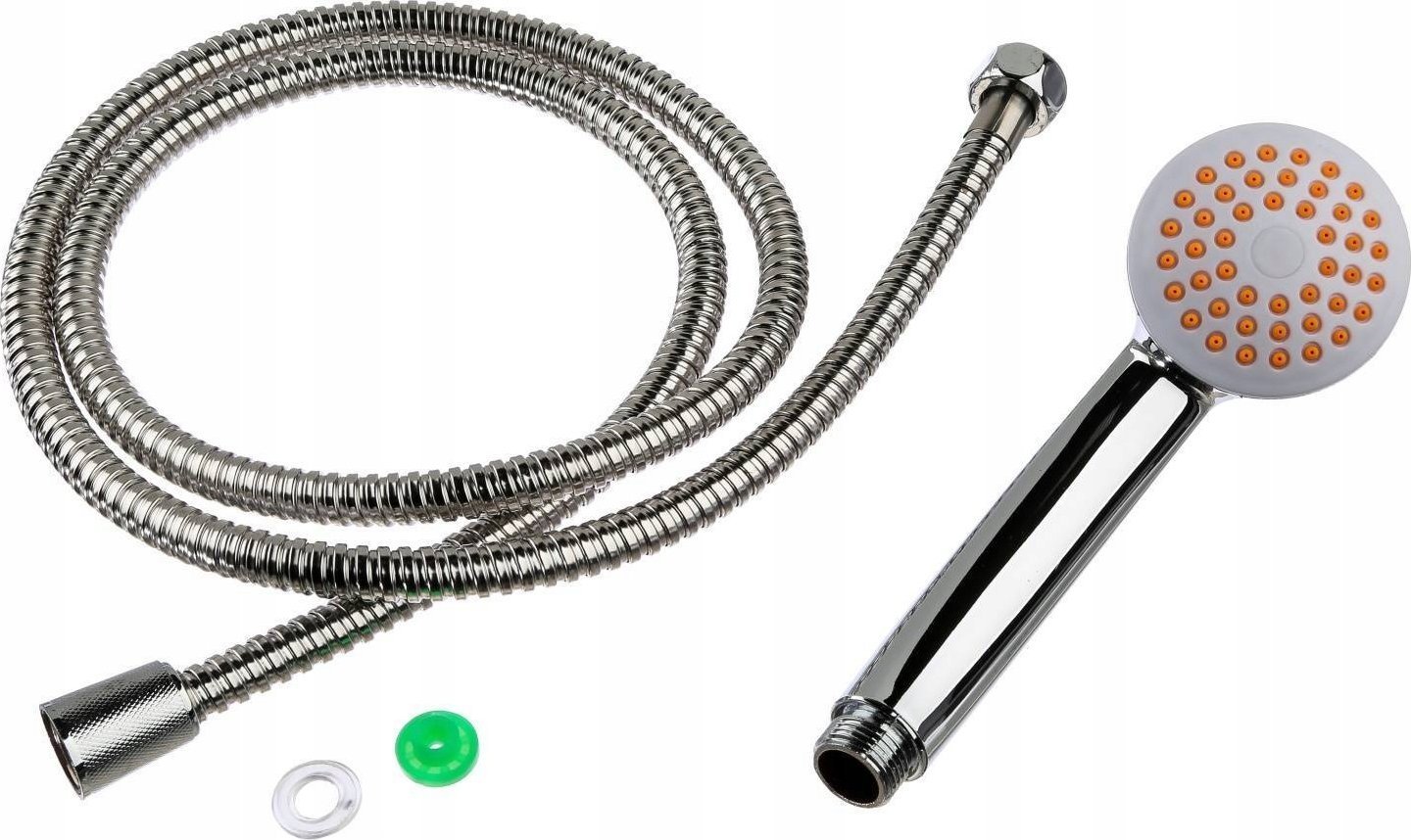 Wąż prysznicowy 5five Wąż prysznicowy 150 cm + słuchawka i elementy montażowe