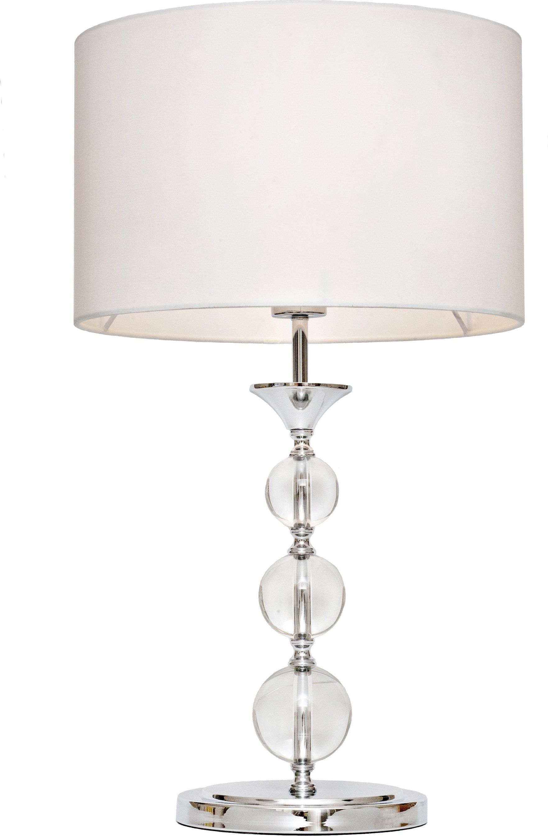 Lampa stołowa Zumaline Rea z abażurem (RLT93163-1W)