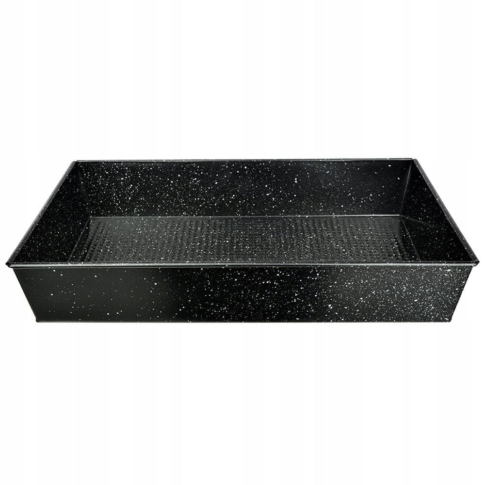 BLACHA FORMA DO PIECZENIA 39,5X23,5X6CM NIEPRZYWIERALNA MARMUREK BRUNBESTE BB-1084