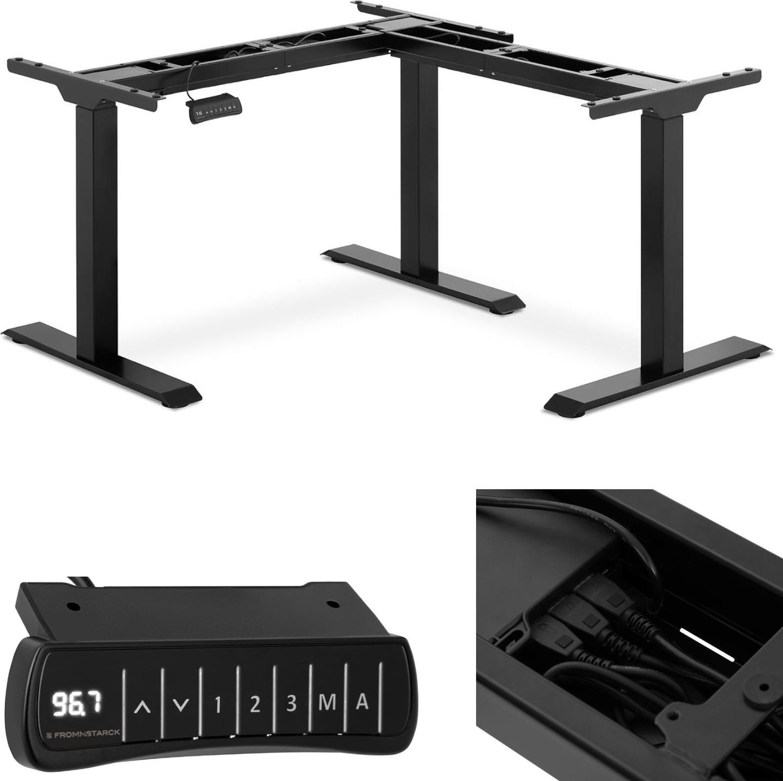 Fromm & Starck Stelaż rama biurka narożnego z elektryczną regulacją wysokości 69-118 cm KĄT PROSTY Stelaż rama biurka narożnego z elektryczną regulacj