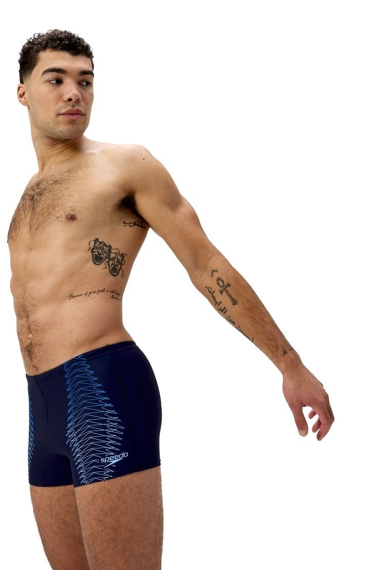 Speedo STROJE PŁYWACKIE MEN'S DUO LOGO ASHT BLUE 8-00303318956 T36 D6