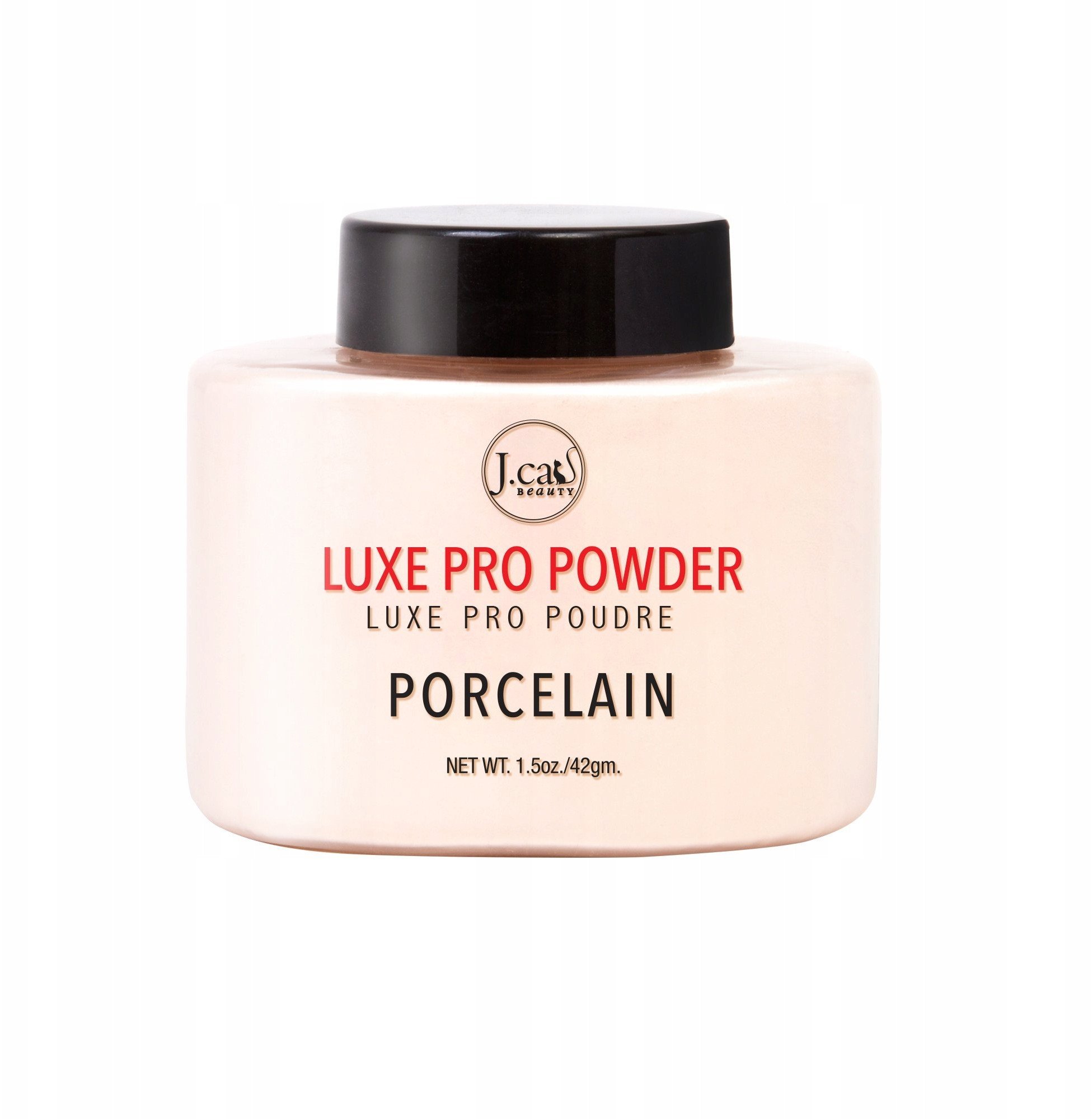 J.CAT BEAUTY_Luxe Pro Powder sypki puder utrwalający 103 Porcelain 42g