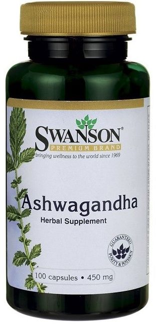 Swanson Ashwagandha 450mg 100 kapsułek