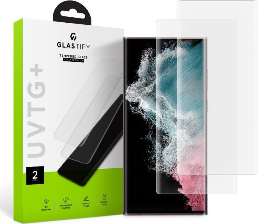 Glastify 2x Szkło Hartowane Braders Glastify UVTG+ do Galaxy S22 Ultra